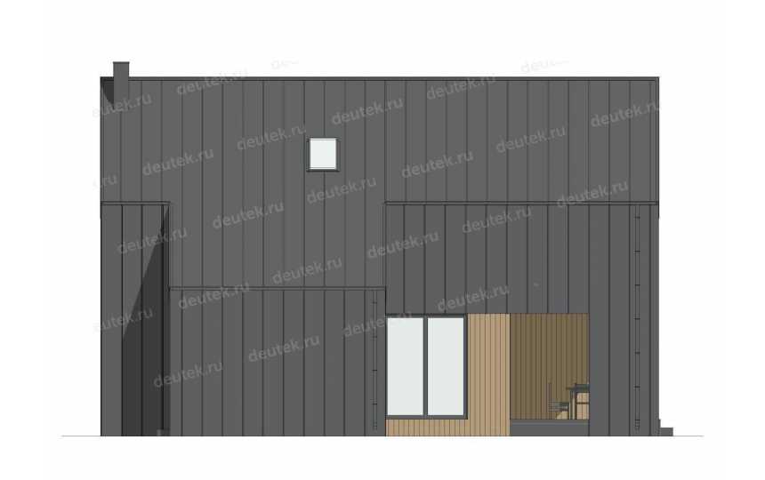 Проект  двухэтажный  дома в стиле Барнхаус  DTE-77