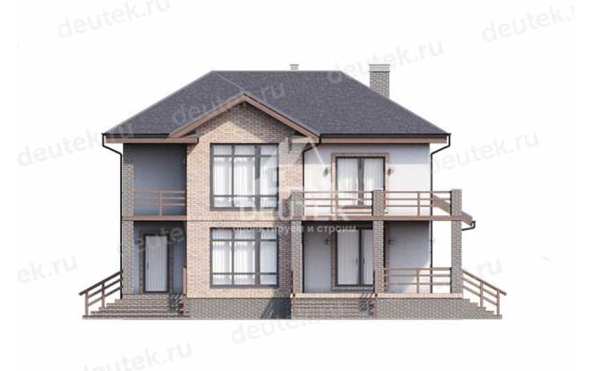 Проект двухэтажного дома  SK-76