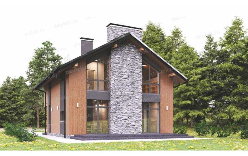 Проект индивидуального двухэтажного жилого дома KVR-7