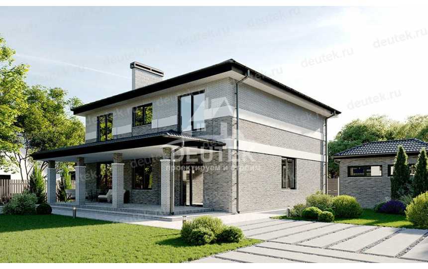 Проект двухэтажного дома с площадью до 250 кв м SRK-4
