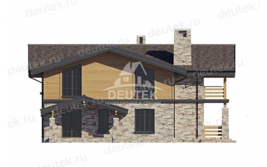 Проект двухэтажного дома с площадью до 250 кв м и бильярдной KVR-78