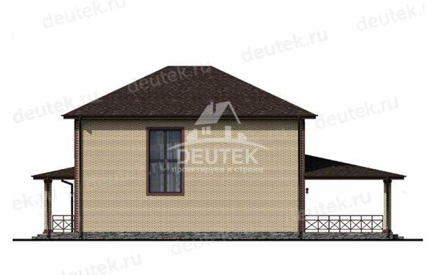 Проект двухэтажного дома с площадью до 300 кв м и двухместным гаражом KVR-79