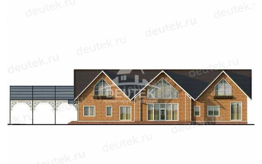 Проект двухэтажного дома с площадью до 1000 кв м и вторым светом KVR-96