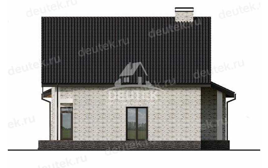 Проект двухэтажного жилого дома в европейском стиле с двухместным гаражом KVR-101