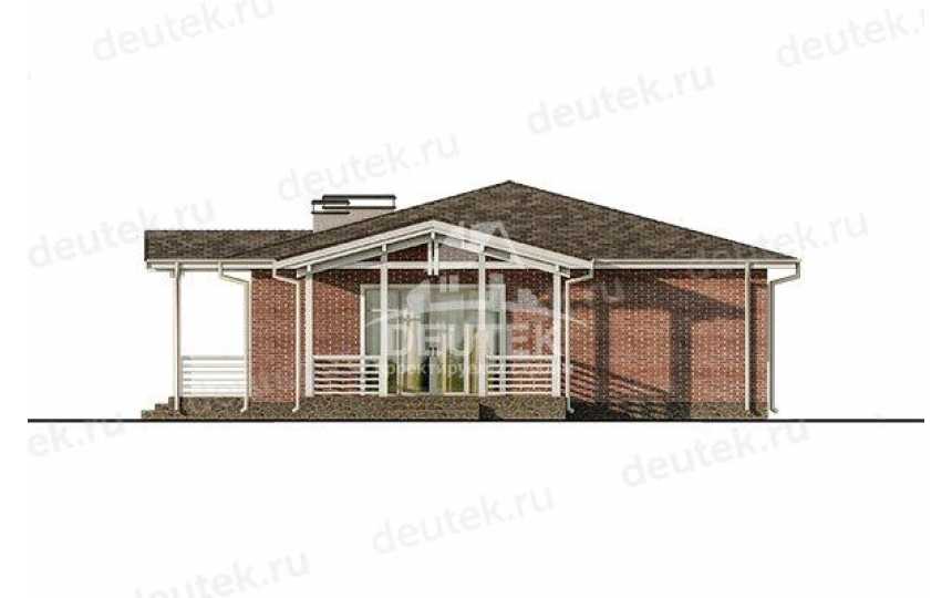 Проект двухэтажного жилого дома в европейском стиле с террасой KVR-106