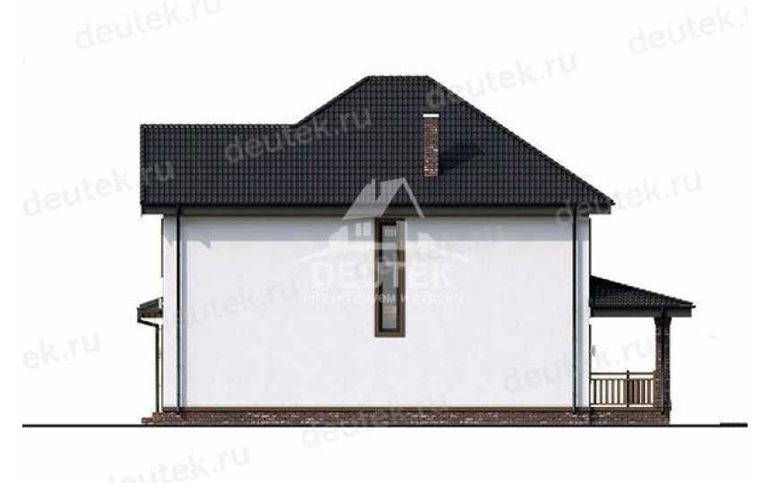 Проект двухэтажного дома с площадью до 250 кв м и одноместным гаражом KVR-109