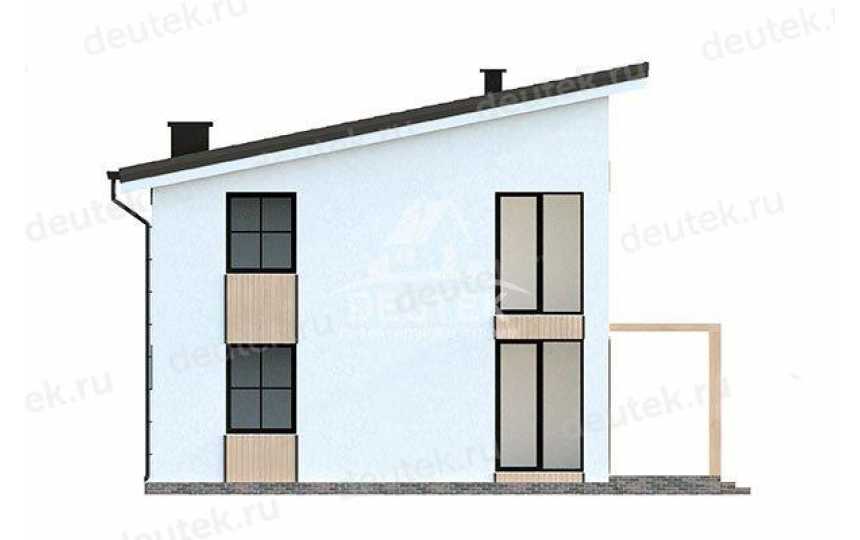 Проект двухэтажного дома с площадью до 200 кв м с террасой KVR-114