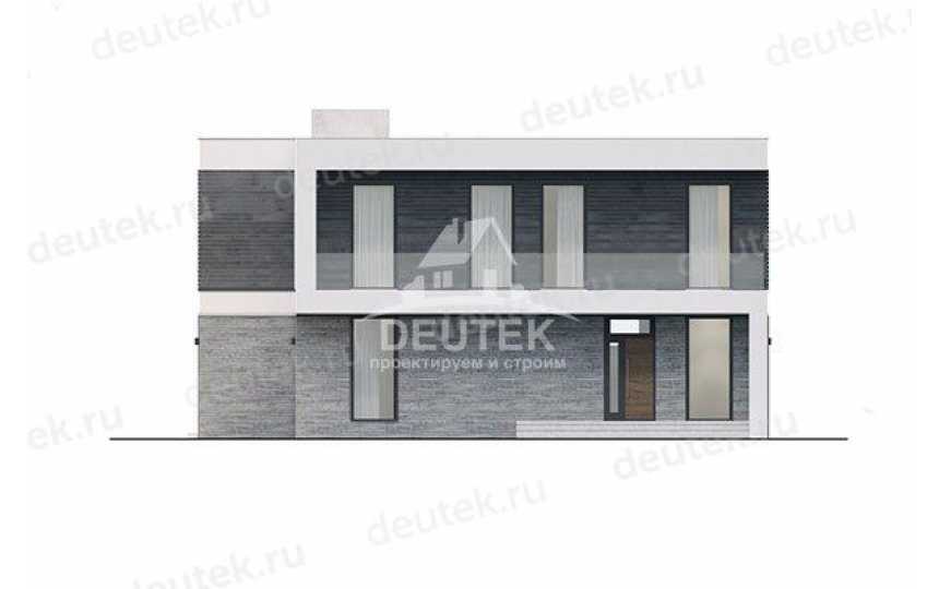 Проект двухэтажного жилого дома в европейском стиле с кабинетом KVR-120