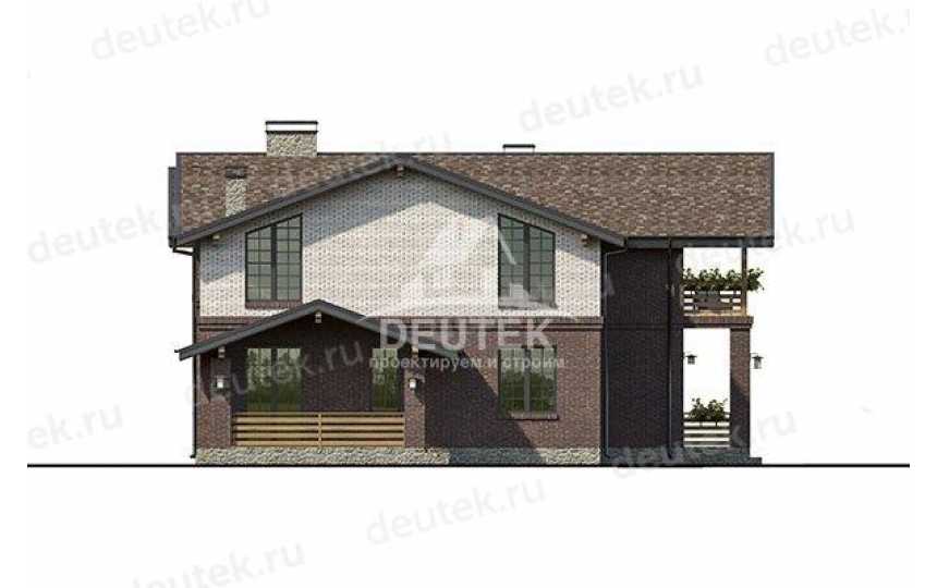 Проект двухэтажного дома с площадью до 300 кв м и бильярдной KVR-126