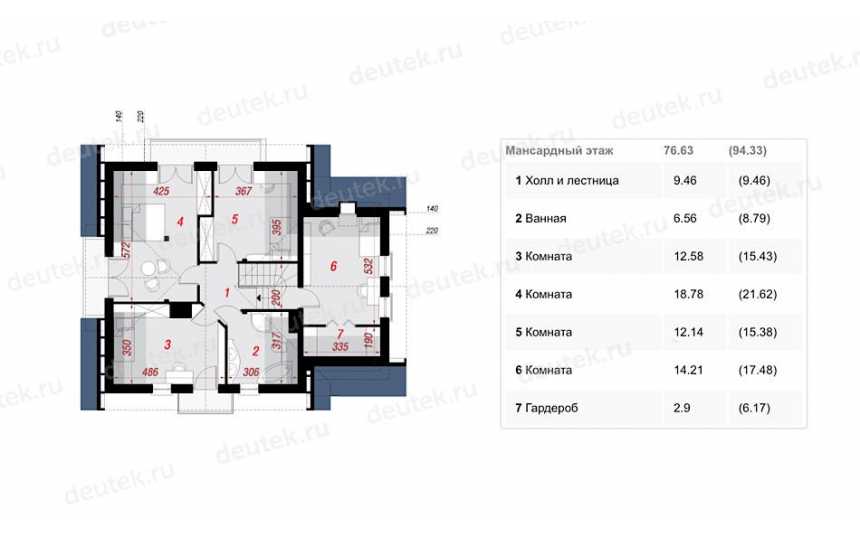 Проект европейского двухэтажного дома из керамоблоков с одноместным гаражом и камином - LG-3 LG-3