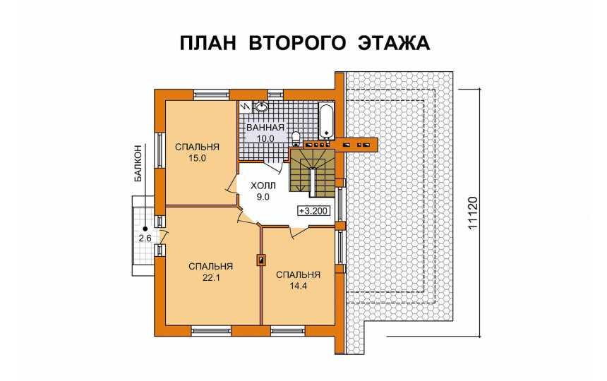 Проект двухэтажного дома с площадью до 200 кв м и одноместным гаражом KVR-37
