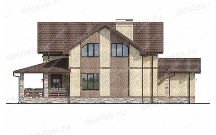 Проект узкого двухэтажного дома с площадью до 250 кв.м LK-15