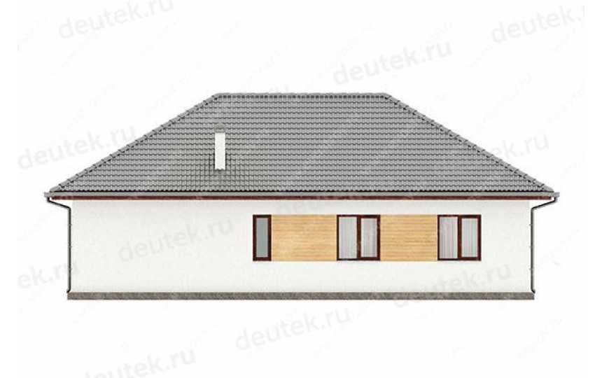 проект узкого одноэтажного дома площадью до 150 кв. м LK-50
