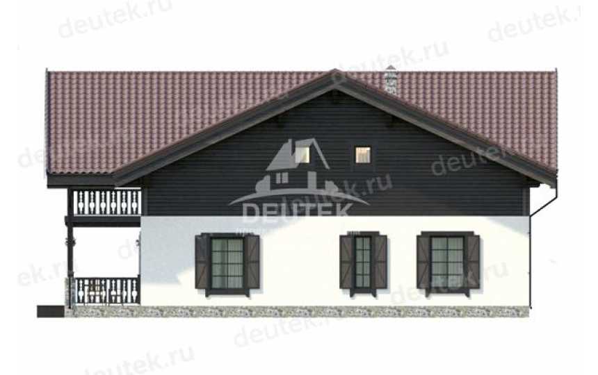 Проект жилого двухэтажного дома в европейском стиле с площадью до 250 кв м LK-71