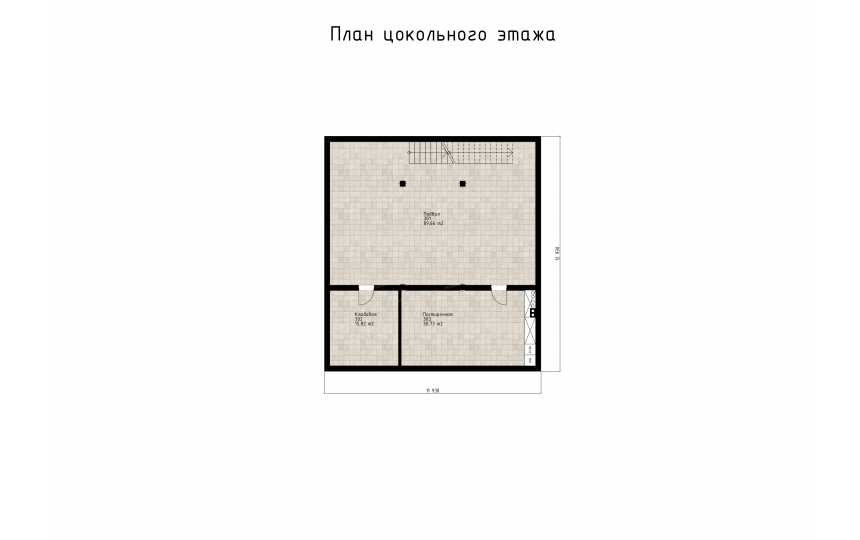 Проект узкого двухэтажного дома со вторым светом и большими окнами - P242-1