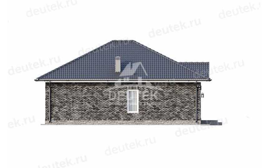 Проект жилого одноэтажного дома из газобетонных блоков - LK-261