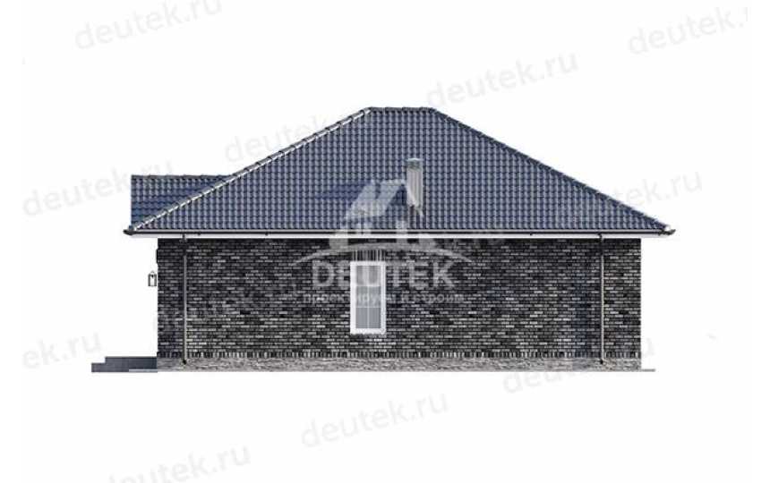 Проект жилого одноэтажного дома из газобетонных блоков - LK-261