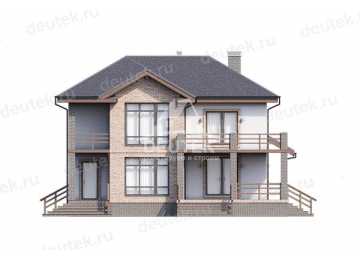 Проект двухэтажного дома  SK-76