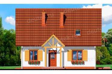 Проект двухэтажного дома с подвалом в европейском стиле - DTA100219 DTA100219