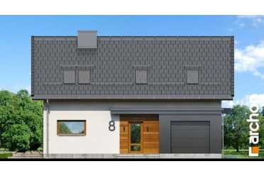 Проект дома с гаражом и мансардой до 150 кв DT1004