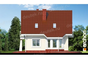 Проект двухэтажного квадратного дома 8 на 8 DT0458