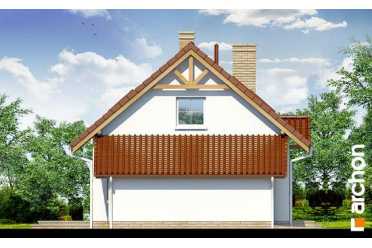 Проект дачного дома с гаражом и террасой DT0647