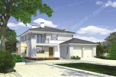 Проект двухэтажного дома с гаражом до 250 кв DTM228