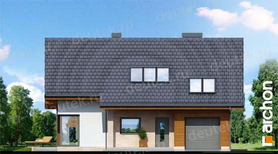 Проект дома 12х9 с гаражом и мансардой DT0680