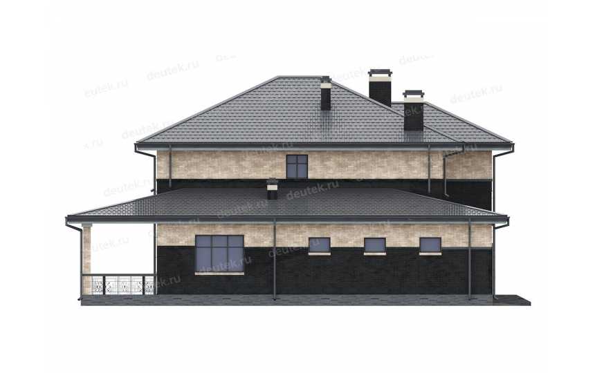 Проект двухэтажного жилого дома  DTE-62