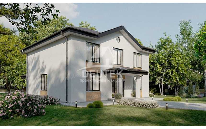 Проект двухэтажного дома площадью до 250 кв. м SRK-9