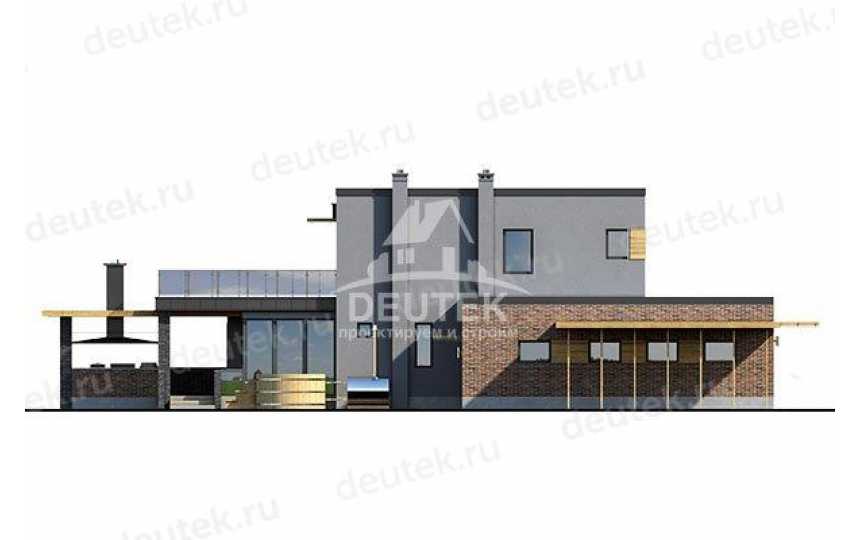 Проект двухэтажного жилого дома в европейском стиле с двухместным гаражом KVR-95