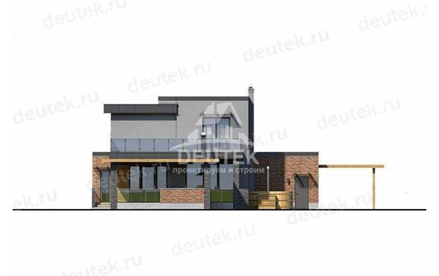 Проект двухэтажного жилого дома в европейском стиле с двухместным гаражом KVR-95