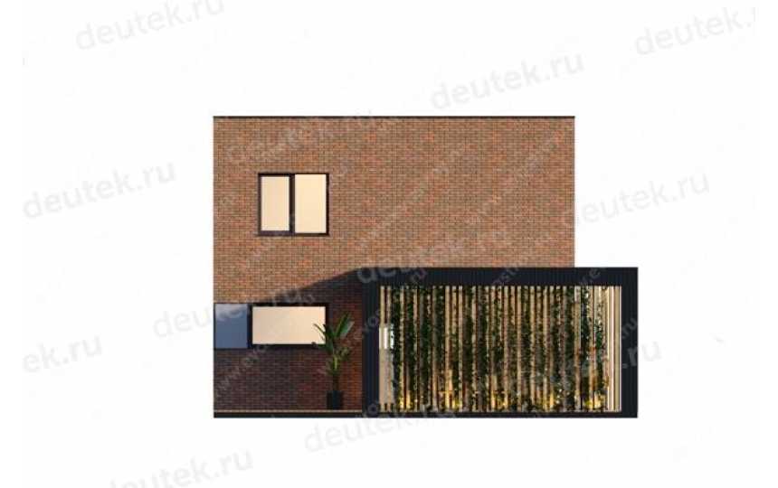Проект двухэтажного дома с площадью до 200 кв м с террасой KVR-139