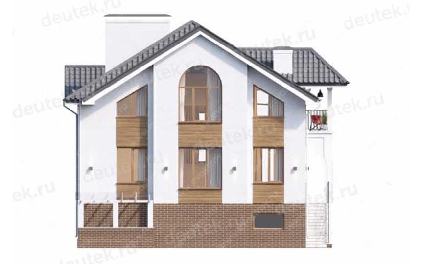 Проект двухэтажного дома с площадью до 300 кв м с подвалом и сауной KVR-141
