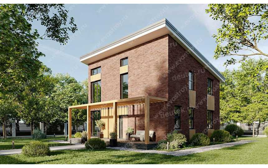 проект двухэтажного дома площадью до 200 кв м LK-41