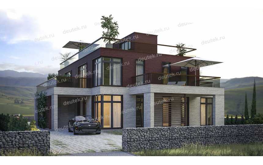 Проекты домов на две семьи – лучшие цены на готовые проекты в Украине и Киеве | DOM4M