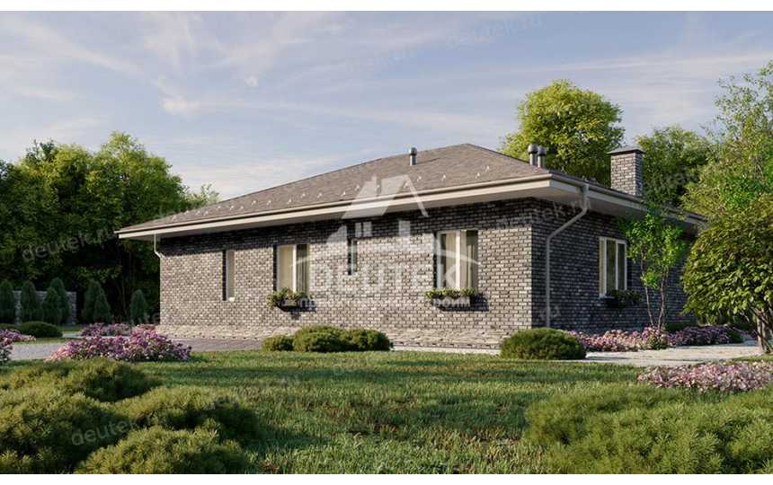 Проект жилого одноэтажного дома с площадью до 150 кв м - LK-321