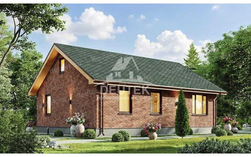 Проект жилого одноэтажного дома с площадью до 150 кв м - LK-371