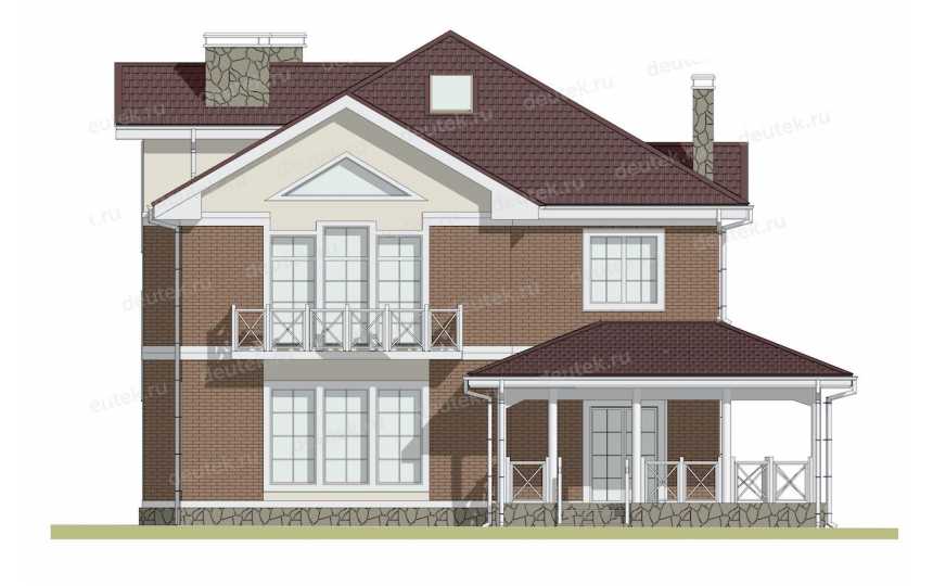 Проект индивидуального жилого дома DTE-53