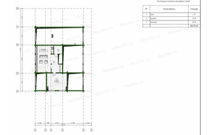 Проект трехэтажного дома из кирпича в стиле шале с мансардой KVR-5