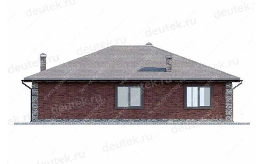 Проект квадратного одноэтажного дома площадью до 150 кв. м LK-32