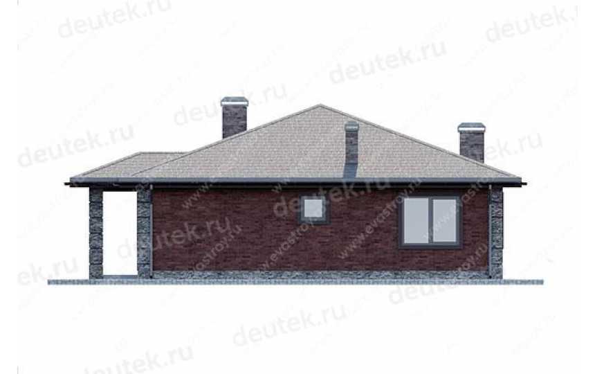 Проект квадратного одноэтажного дома площадью до 150 кв. м LK-32