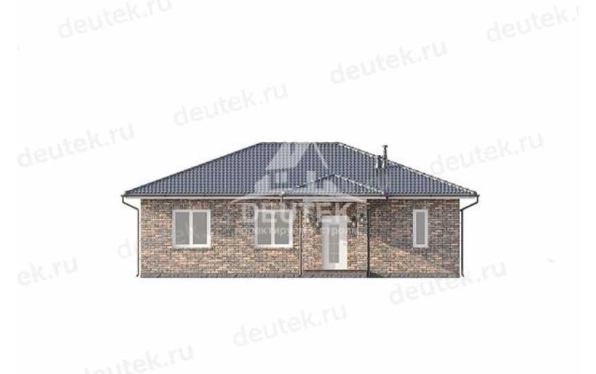 Проект одноэтажного дома в европейском стиле с площадью до 150 кв м - LK-196