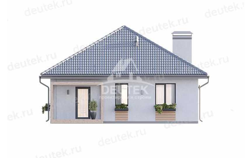 Проект жилого одноэтажного дома с размерами 9 м на 13 м - LK-247