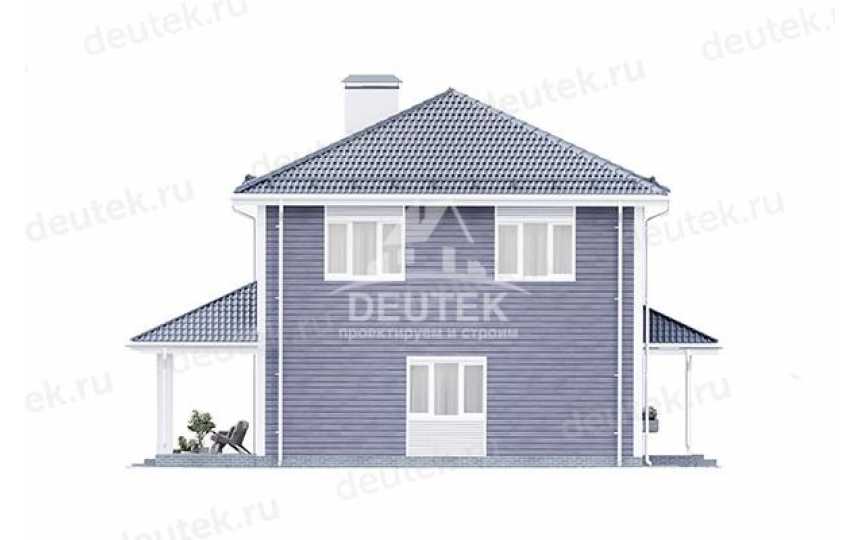 Проект жилого двухэтажного дома с размерами 10 м на 13 м - LK-260