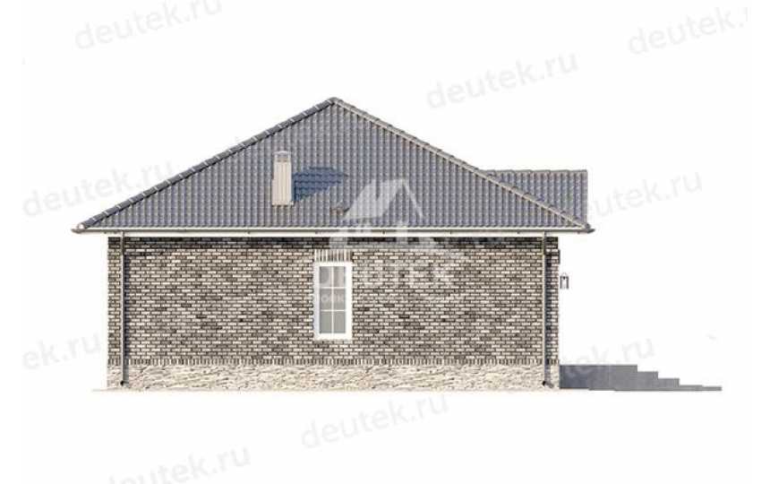 Проект жилого одноэтажного дома из газобетонных блоков - LK-261