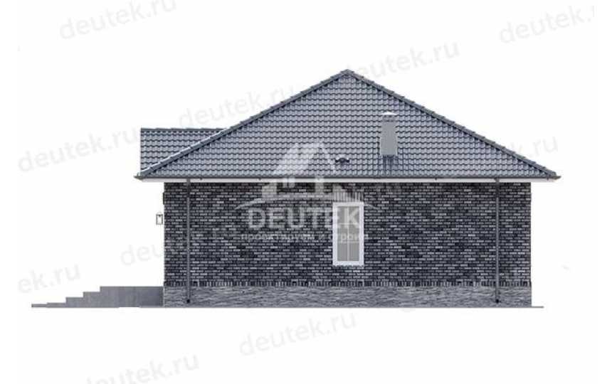 Проект жилого одноэтажного дома из газобетонных блоков - LK-261