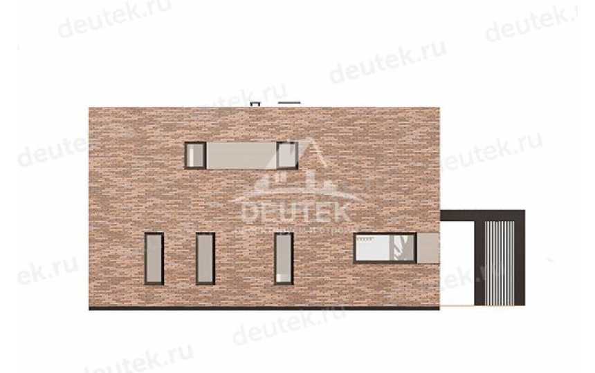 Проект узкого двухэтажного дома с размерами 15 м на 10 м - LK-278