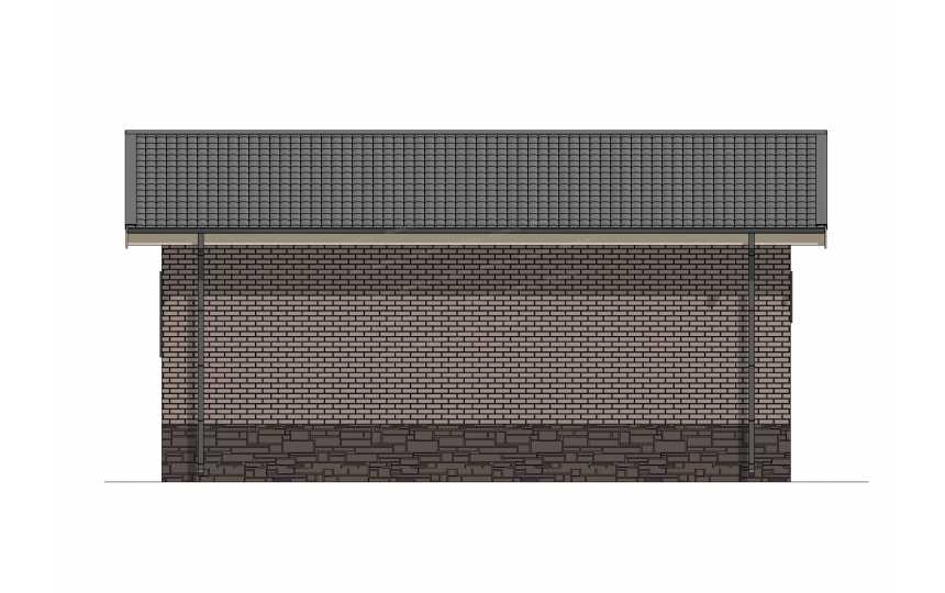 Проект бани с размерами 9 м на 8 м - P294-1