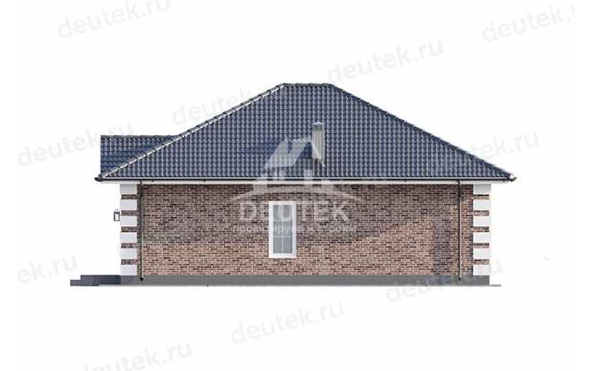 Проект жилого одноэтажного дома с размерами 9 м на 13 м и площадью до 100 кв м - LK-170